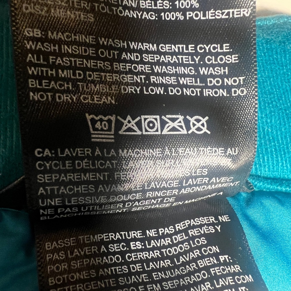 The North Face Freedom Insulated Snow Pants in Harbor Blue, Girls Size 10 Medium - Picture 12 of 16